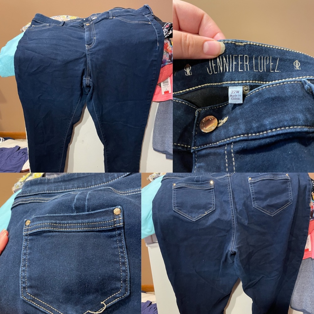Jennifer Lopez 22W Skinny Jeans